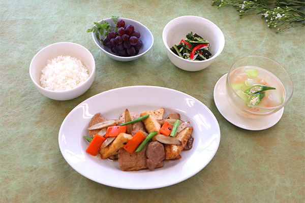 メニューの写真
